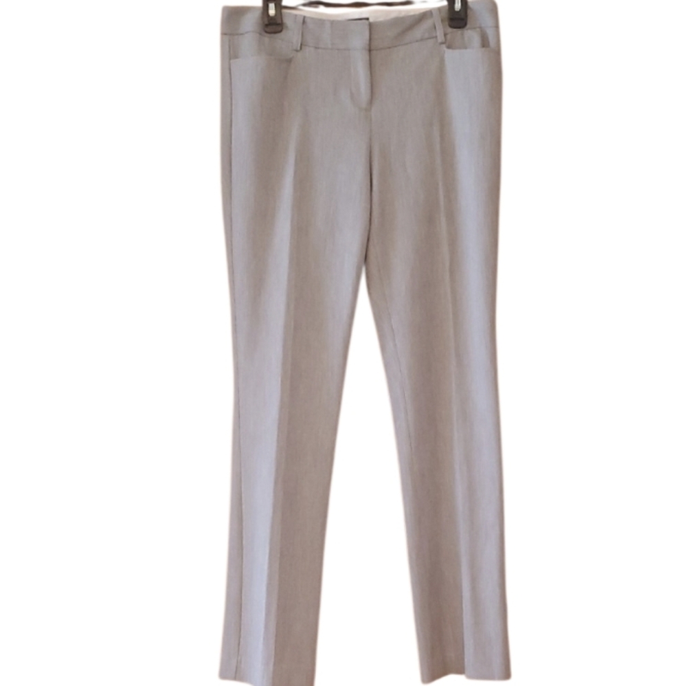 Express Light Gray Women's Straight Leg Trousers Size 8R